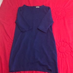 Everly Navy Blue long sleeved dress